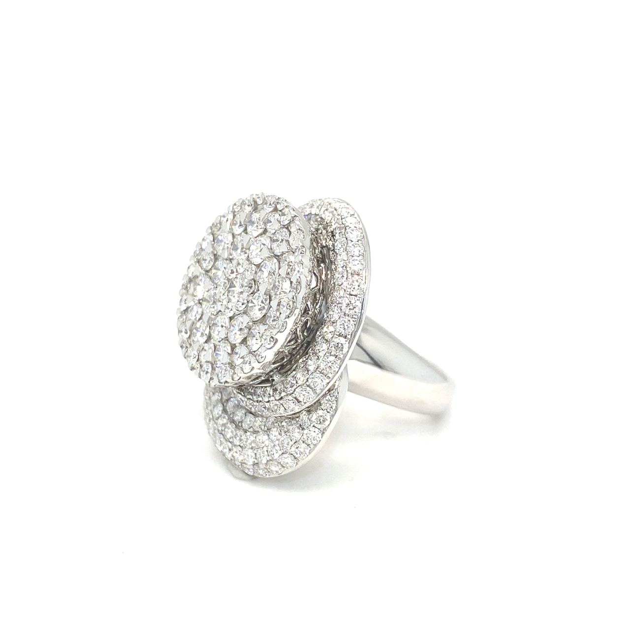 18K White Gold Diamond Ring