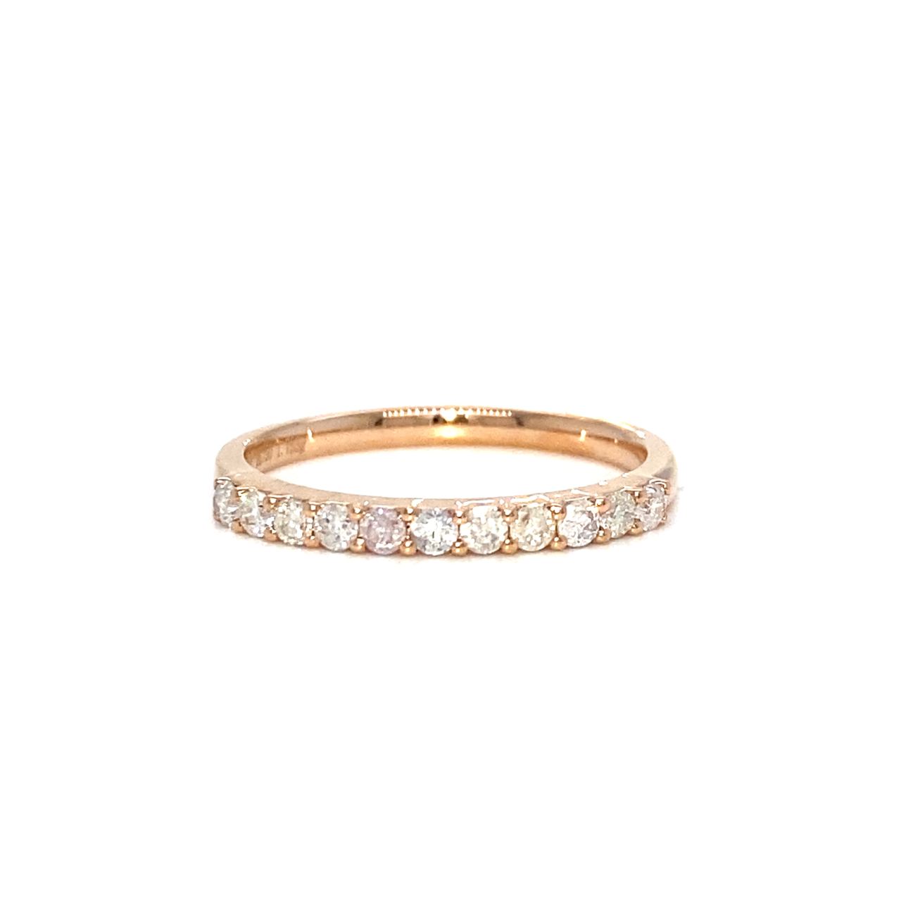 18K Rose Gold Diamond Ring