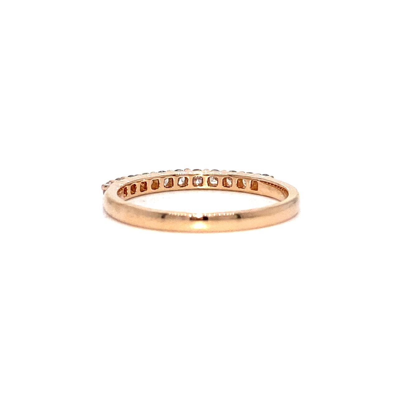 18K Rose Gold Diamond Ring