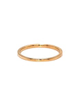 18K Rose Gold Simple Simple Danity Diamond Ring