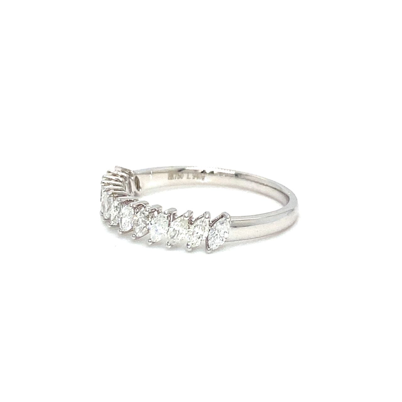 18K White Gold Diamond Ring