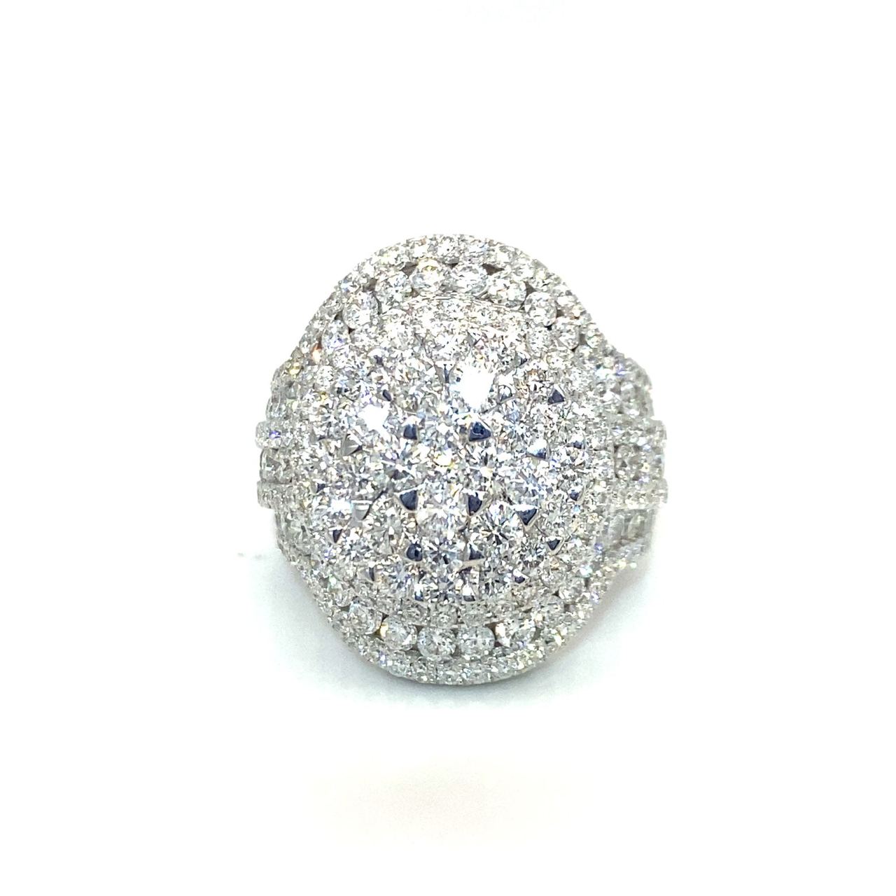 18K White Gold Diamond Ring