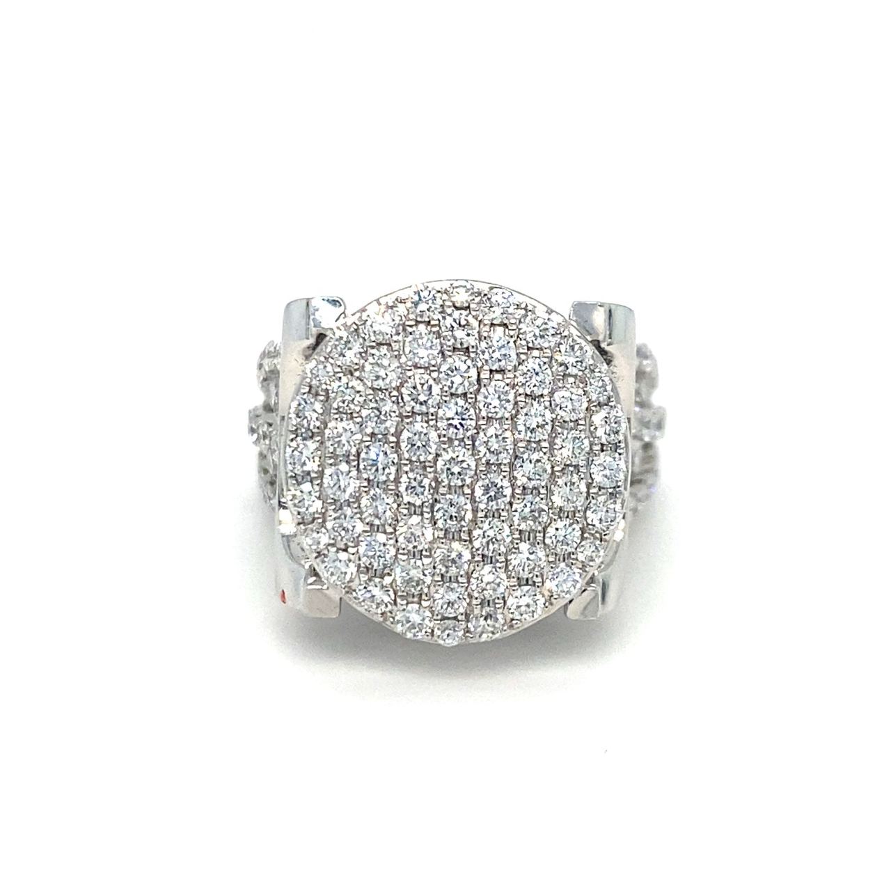18K White Gold Diamond Ring